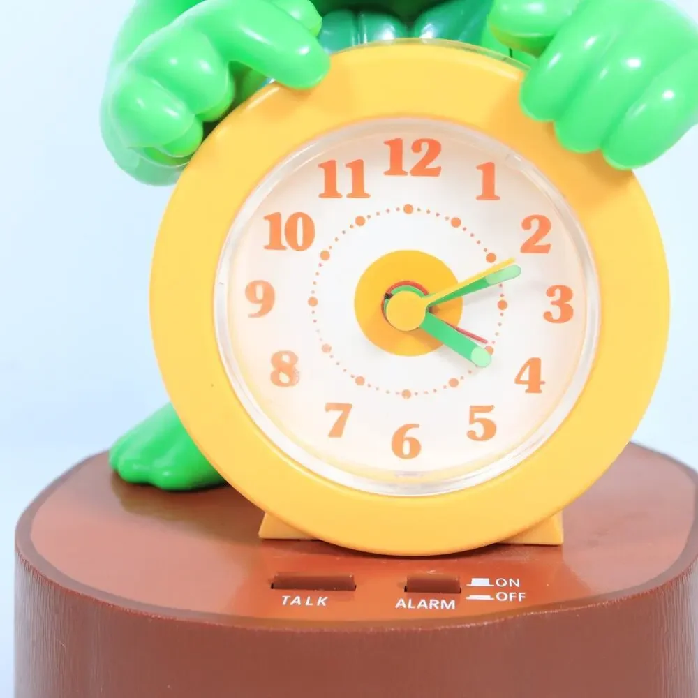 Little Sprout Talking Alarm Clock 1985 Little Green Giant PILSBURY TESTED